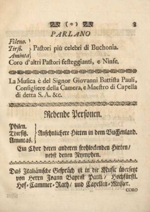 Parlano [= Redende Personen, ital., dt.]