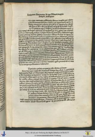 Sermones de tempore.