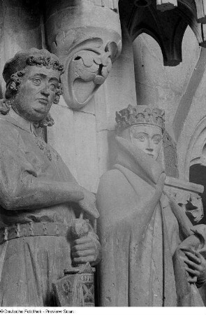 Stifterfiguren Ekkehard II. und Uta von Ballenstedt