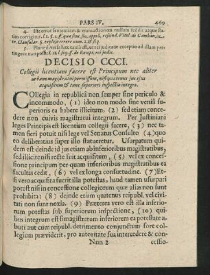 Decisio CCCI. - Decisio CCCC.