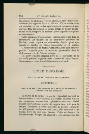 196-222, Livre Deuxième. Sa vie dans l'Ordre de Citeaux