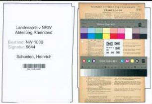 Entnazifizierung Heinrich Schoelen , geb. 23.09.1897 (Landwirt)