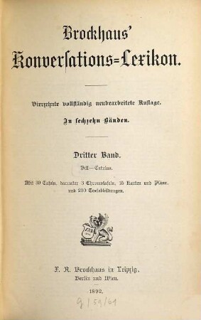 Brockhaus' Konversations-Lexikon : in sechzehn Bänden, 3