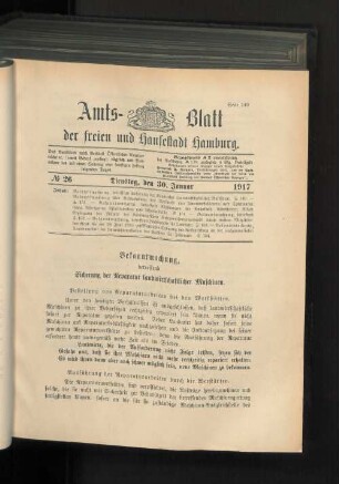 No. 26, 30. Januar 1917