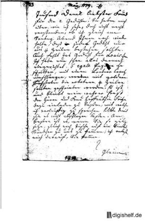 23: Brief von Maria Tugendreich geb. Fromme Gleim an Klamer Schmidt