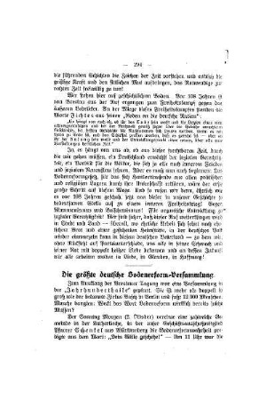 Die größte deutsche Bodenreform-Versammlung
