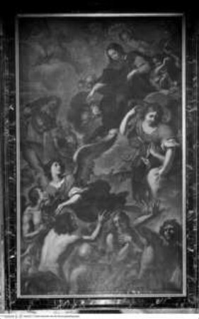Himmelfahrt Mariens und die armen Seelen im Fegefeuer