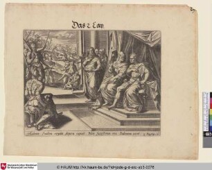 [Adonia stellt sich Batseba, der Mutter Salomos, vor; Adonijah addressing himself to Bathseba, Mother of Solomon]