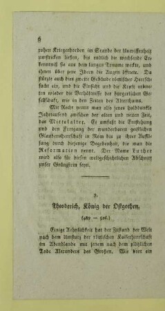 2. Theoderich, Koenig der Ostgothen (489-526)
