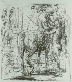 Studie zu Cheiron und Achilles