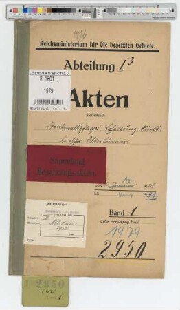 Denkmalpflege. Erhaltung künstlerischer Altertümer