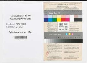 Entnazifizierung Karl Schnitzenbaumer, geb. 05.09.1912 (Mechaniker)