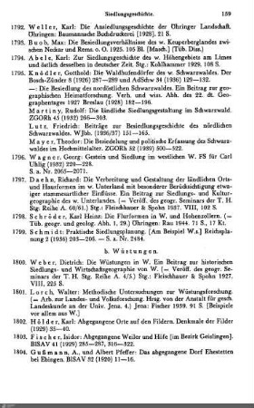 b. Wüstungen