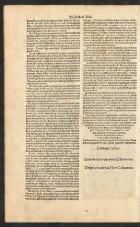 Volgt hernach das New Testament