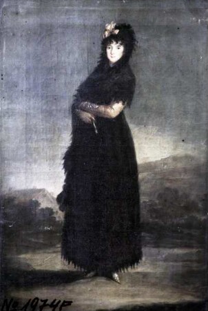 Portrait der Mariana Waldstein, 9. Marquesa von Santa Cruz