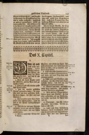 145-159, Das X. Capitel