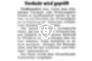 Verdacht wird geprüft