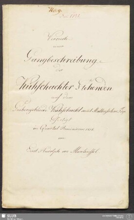 Versuch einer Gangbeschreibung des Kühschachter Stehenden auf dem Grubengebäude Kühschacht samt Mathusalem Fdgr. - 18.6412 4.