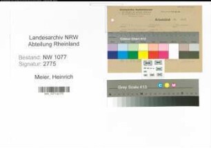 Entnazifizierung Heinrich Meier , geb. 05.02.1915 (Polizist)