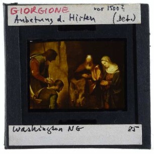 Giorgione, Anbetung der Hirten