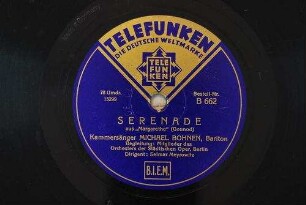 Serenade aus "Margarethe" / (Gounod)