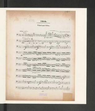 Trio. Violoncello.