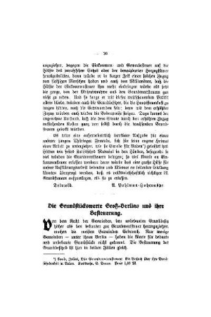 Die Grundstückswerte Groß-Berlins und ihre Besteuerung