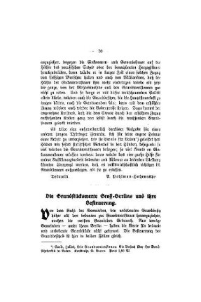 Die Grundstückswerte Groß-Berlins und ihre Besteuerung