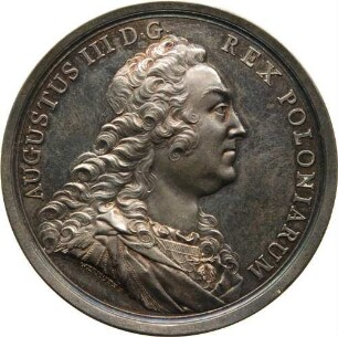 Kurfürst Friedrich August II. als König August III. von Polen - Fest des polnischen Ordens vom Weißen Adler