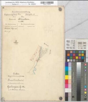 Wenden (Wenden), Separation Gerlingen, Brouillonkarte I Hünsborn, Flur 3