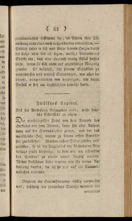 Zwölftes Capitel. - Funfzehntes Capitel.