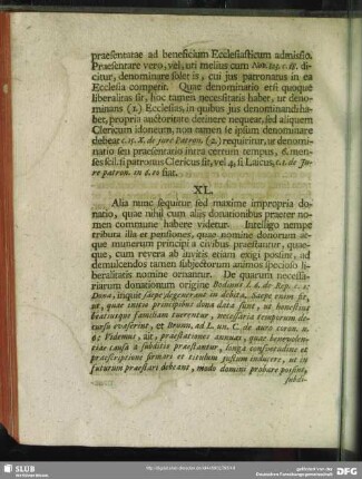 XL. (11.) Tributa, quae Principi a civibus donatuinum nomine praestantur. Exempla quaedam eorum