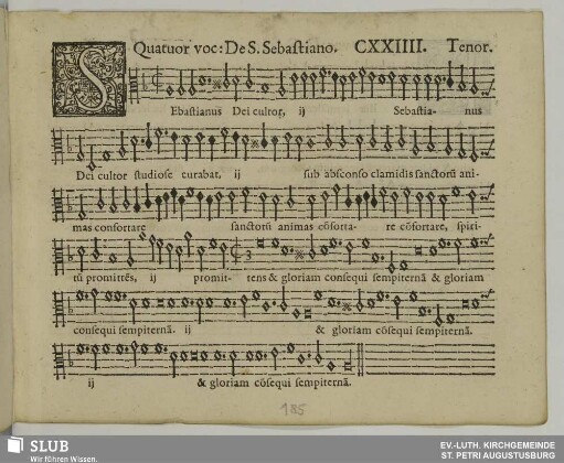 CXXIIII. Sebastianus Dei cultor