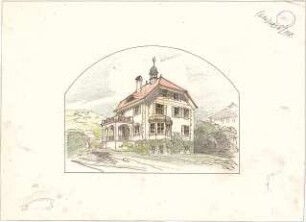 Pfann, Paul; Pöcking; Landhaus Prof. Dr. Soxhlet - Perspektive