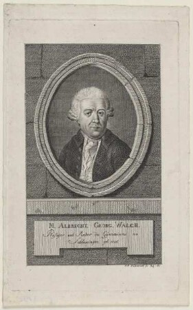 Bildnis des Albrecht Georg Walch