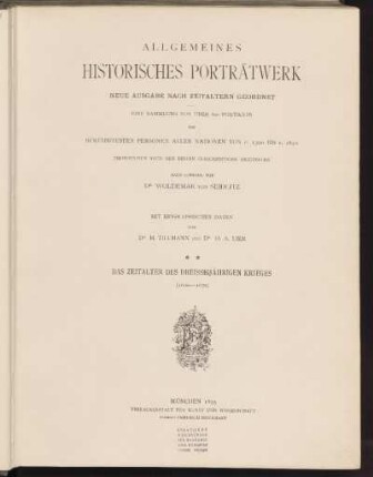 [2]: Das Zeitalter des dreissigjährigen Krieges : (1600 - 1670)
