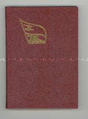 Notizbuch für Delegierte des 10. Parteitages der SED