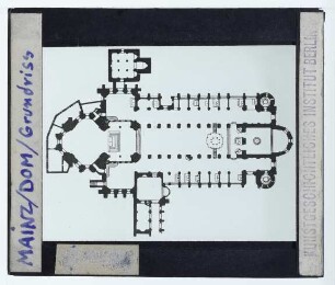 Mainz, Dom : Grundriss