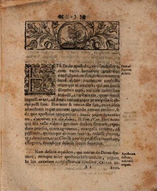 Demas, seu de apostasia commentatio theologica : qua ad viri maxime reverendi Christiani Loeberi, apud Ronneburgenses sacrorum antistitis longe gravissimi, recitationes solennes atque conflictum publicum, ad honores theologicos impetrandos ... invitat Ioan. Franciscus Buddeus