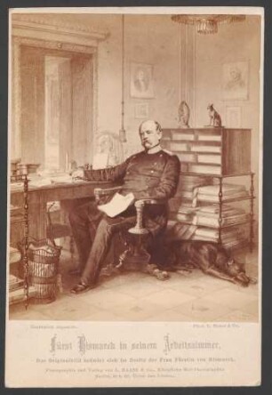 Fürst Bismarck in seinem Arbeitszimmer