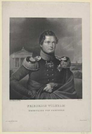 Bildnis des Friedrich Wilhelm Kronprinz von Preussen