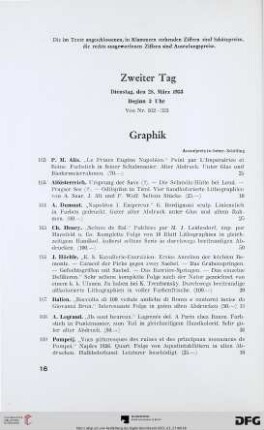 Graphik (Nr. 162-176)