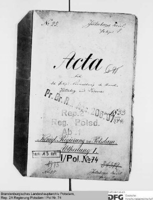 Polizeiverwaltung der Ämter Jüterbog und Zinna, Kr. Jüterbog-Luckenwalde