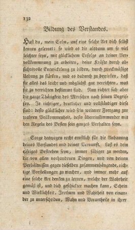 Bildung des Verstandes