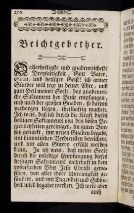 250-266, Beichtgebether.