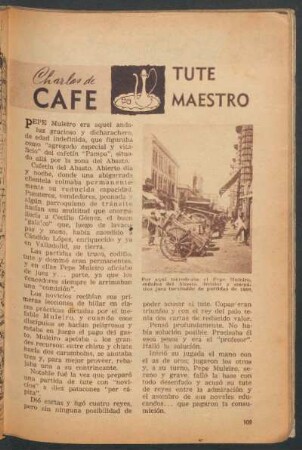 Charlas de cafe - Tute maestro