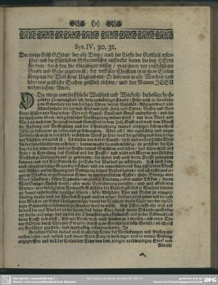 Syr. IV, 30. 31.