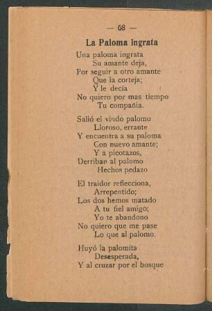 La Paloma Ingrata
