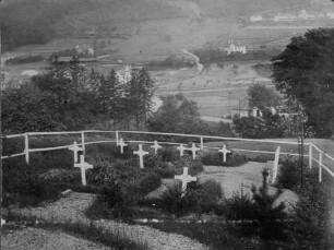 Erster Weltkrieg - "Kriegserinnerungen an Nordfrankreich und die Vogesen". "Kriegerfriedhof in Schirmeck" (Dép. Bas-Rhin)