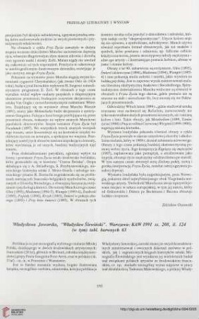 56: [Rezension von: Władysława Jaworska, Władysław Ślewiński]